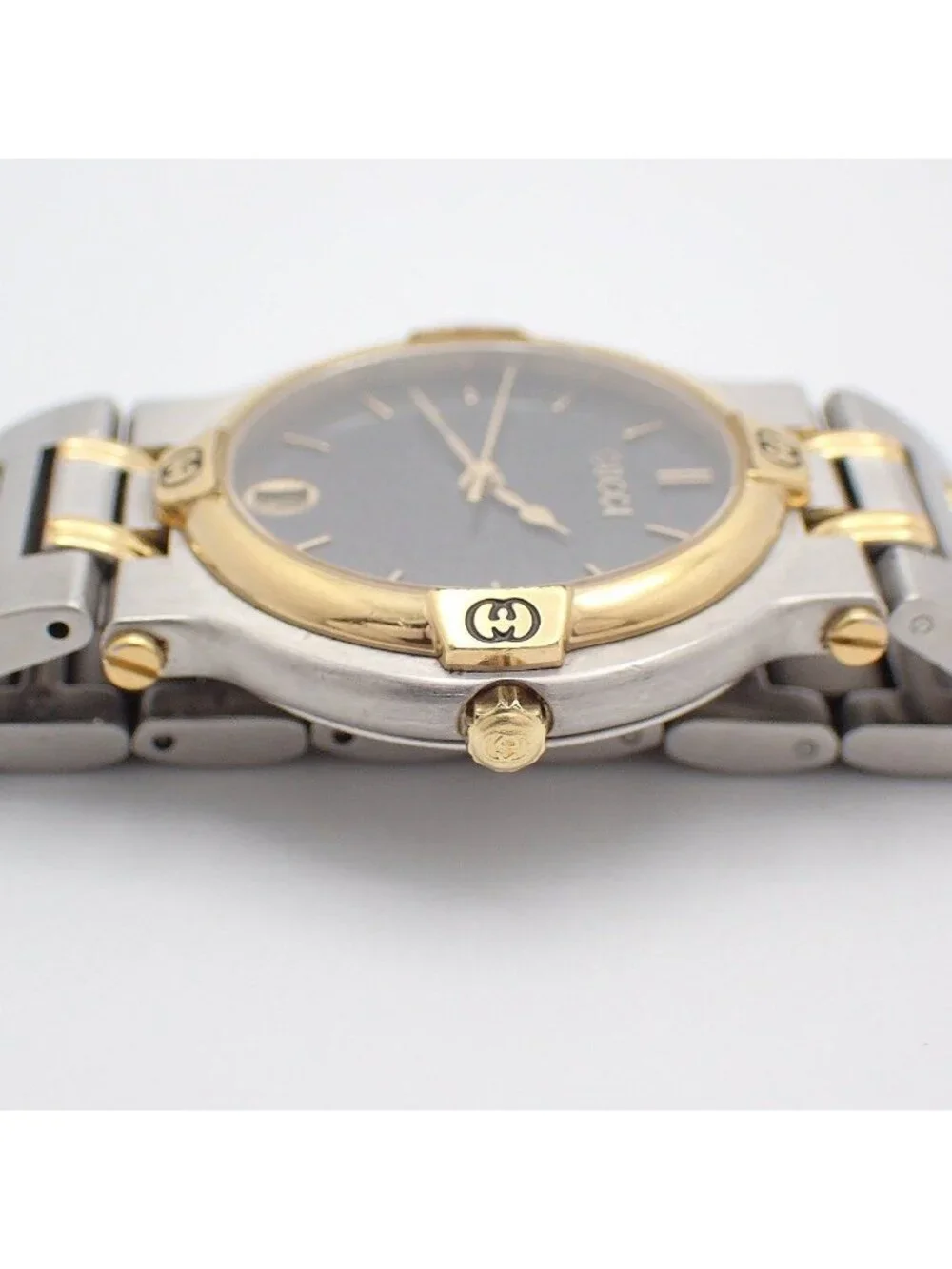Gucci Quartz Watch Gray Dial Ssstrap Kannon Buckle Pawn